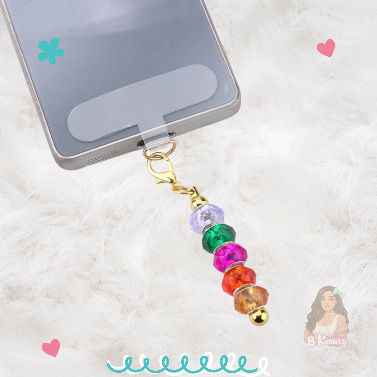 Universal Phone Strap Inserts – DIY Beaded Charms