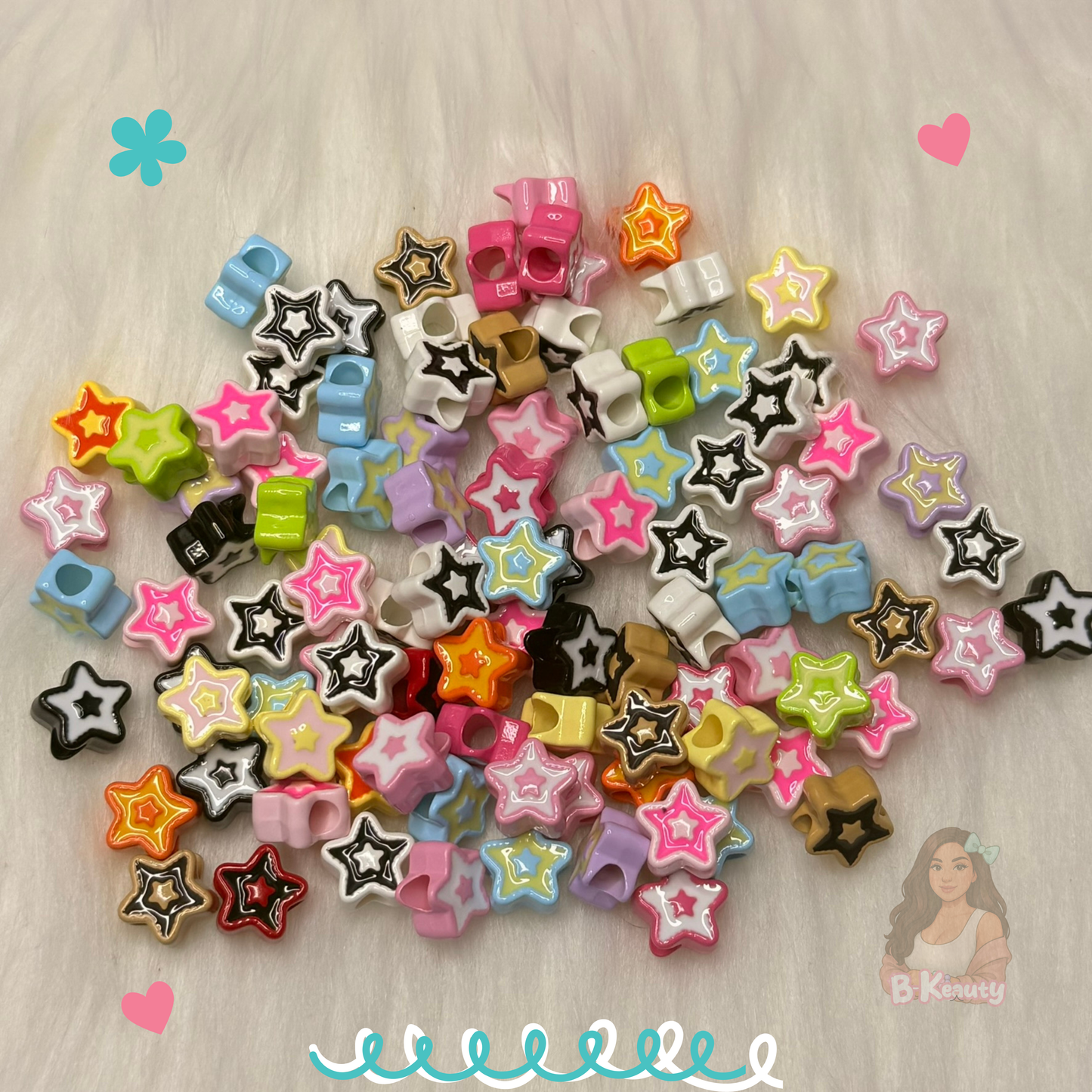 Kawaii Star Pony Beads ⭐💖