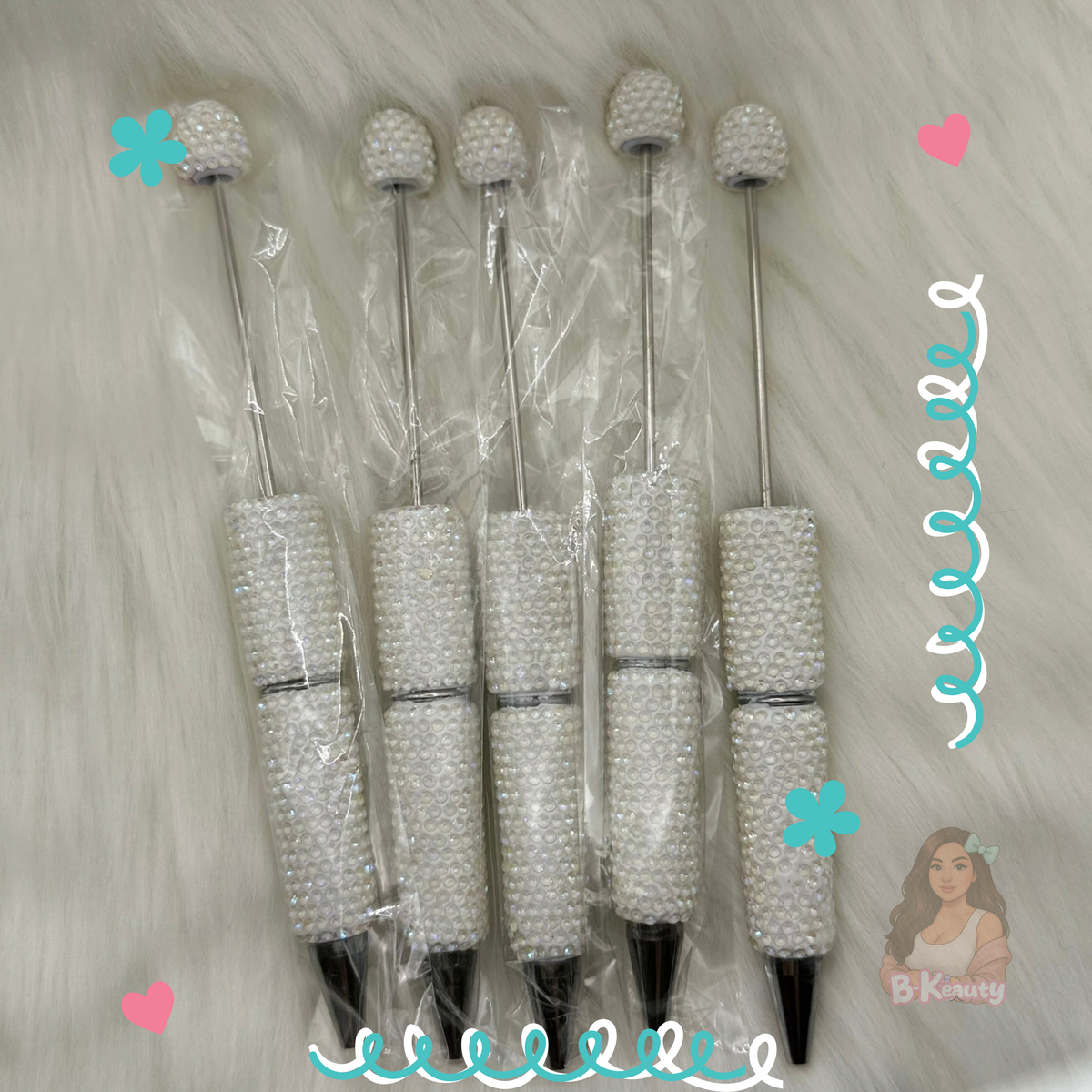 Rhinestone Clay Beadable Pen ✨