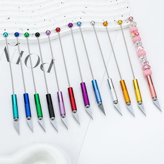 Beadable Craft Knife with Blank Handle
