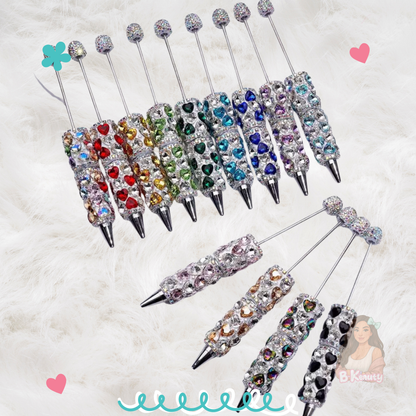 Crystal Heart Bling Pen ✨