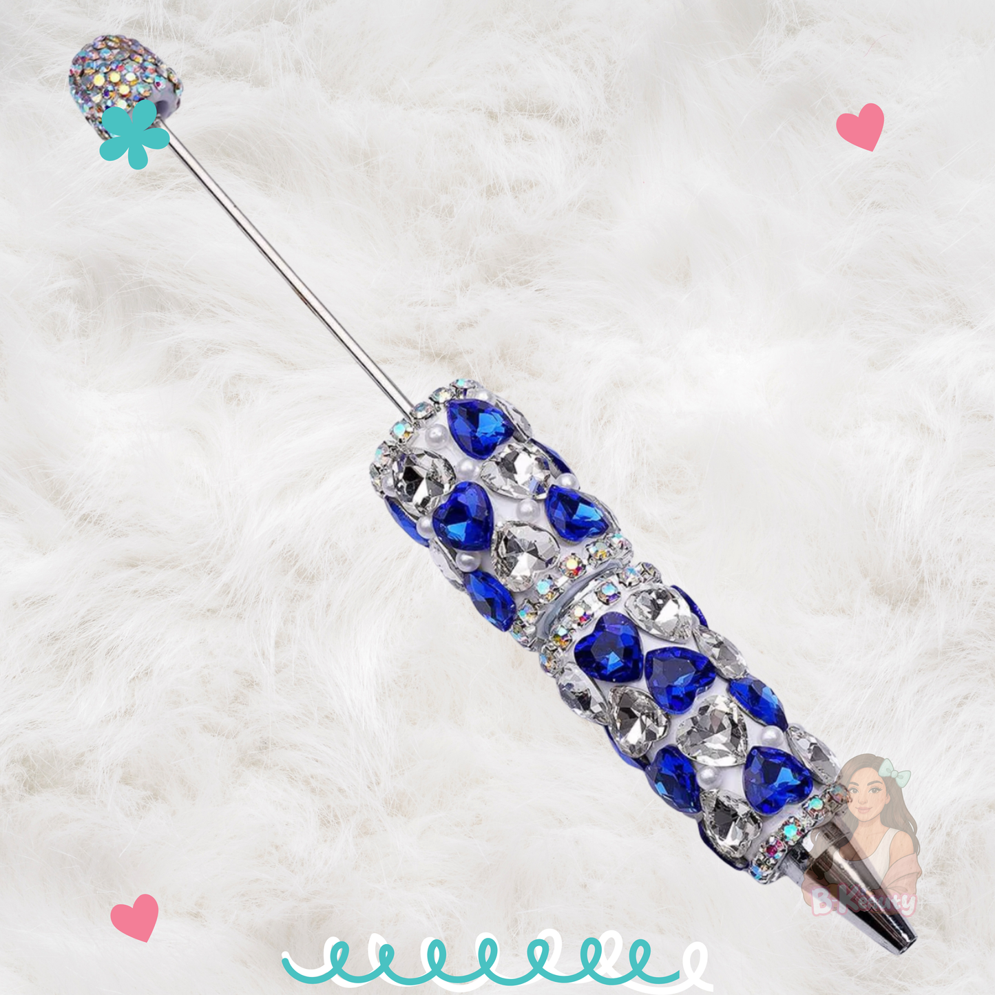 Crystal Heart Bling Pen ✨