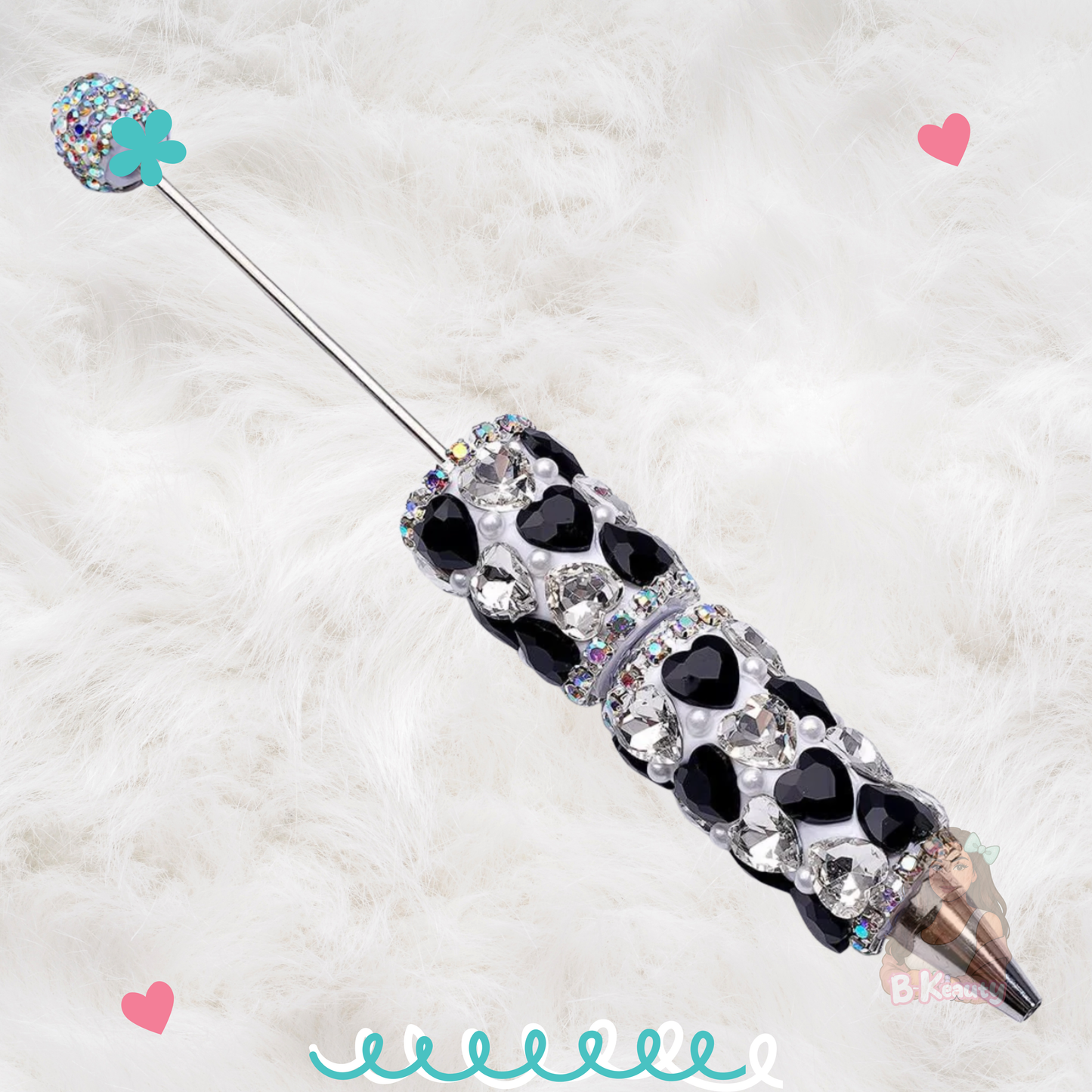 Crystal Heart Bling Pen ✨