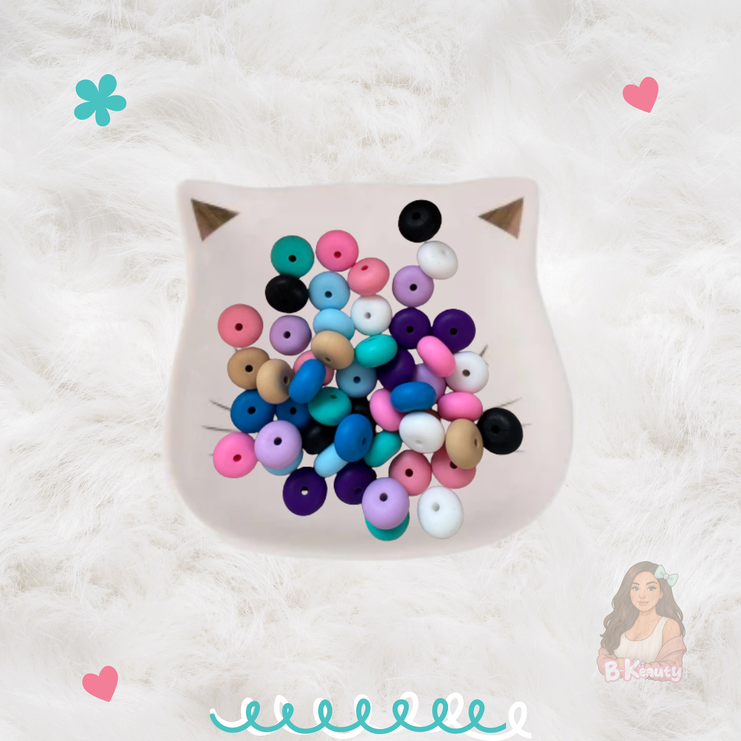 14mm Abacus Silicone Spacers (50 pieces)
