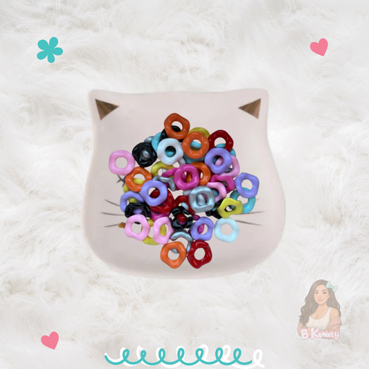 15mm Wavy Spacers Mixed (50 pieces)