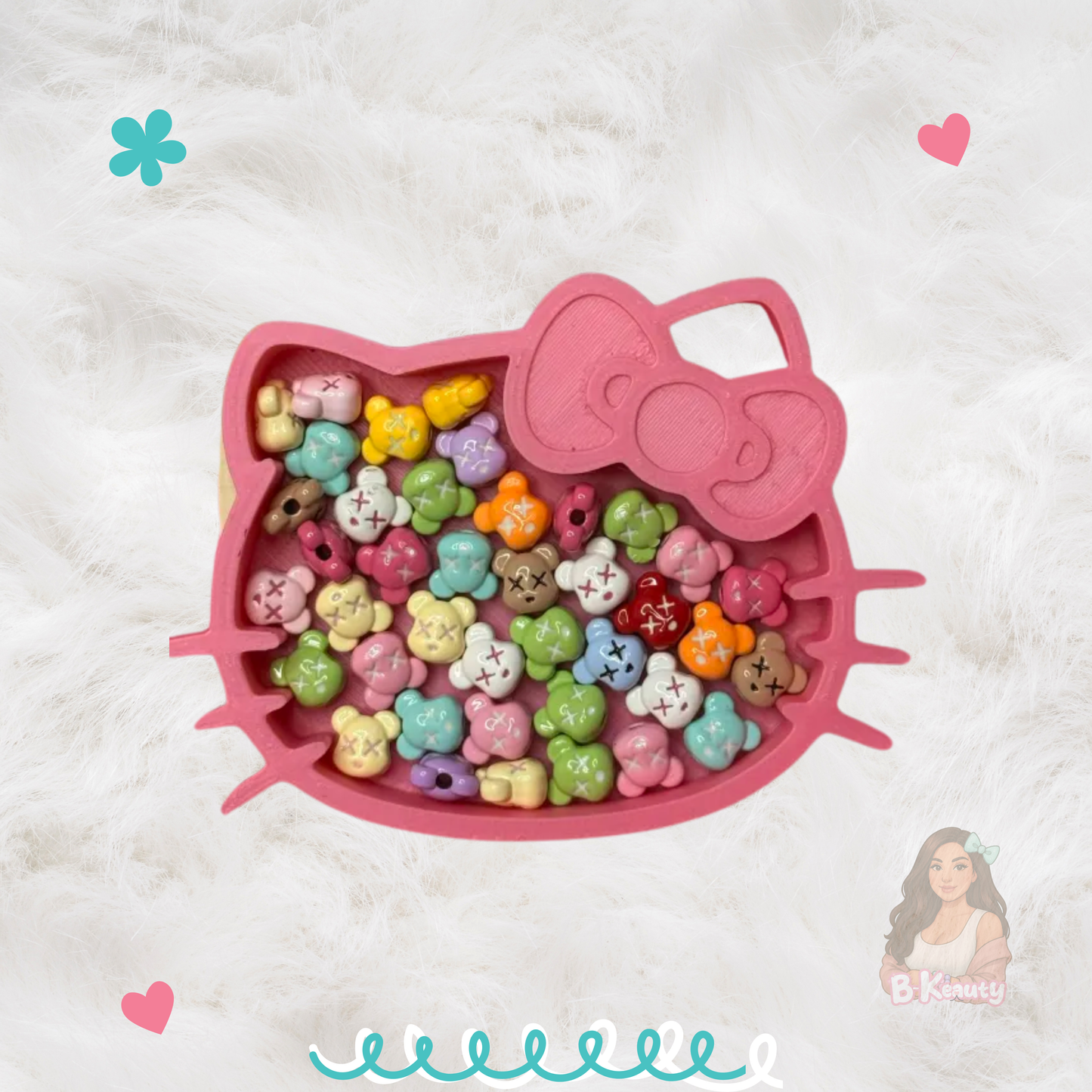 X-Eye Bear Beads – Colorful Cuties (20pc Set)