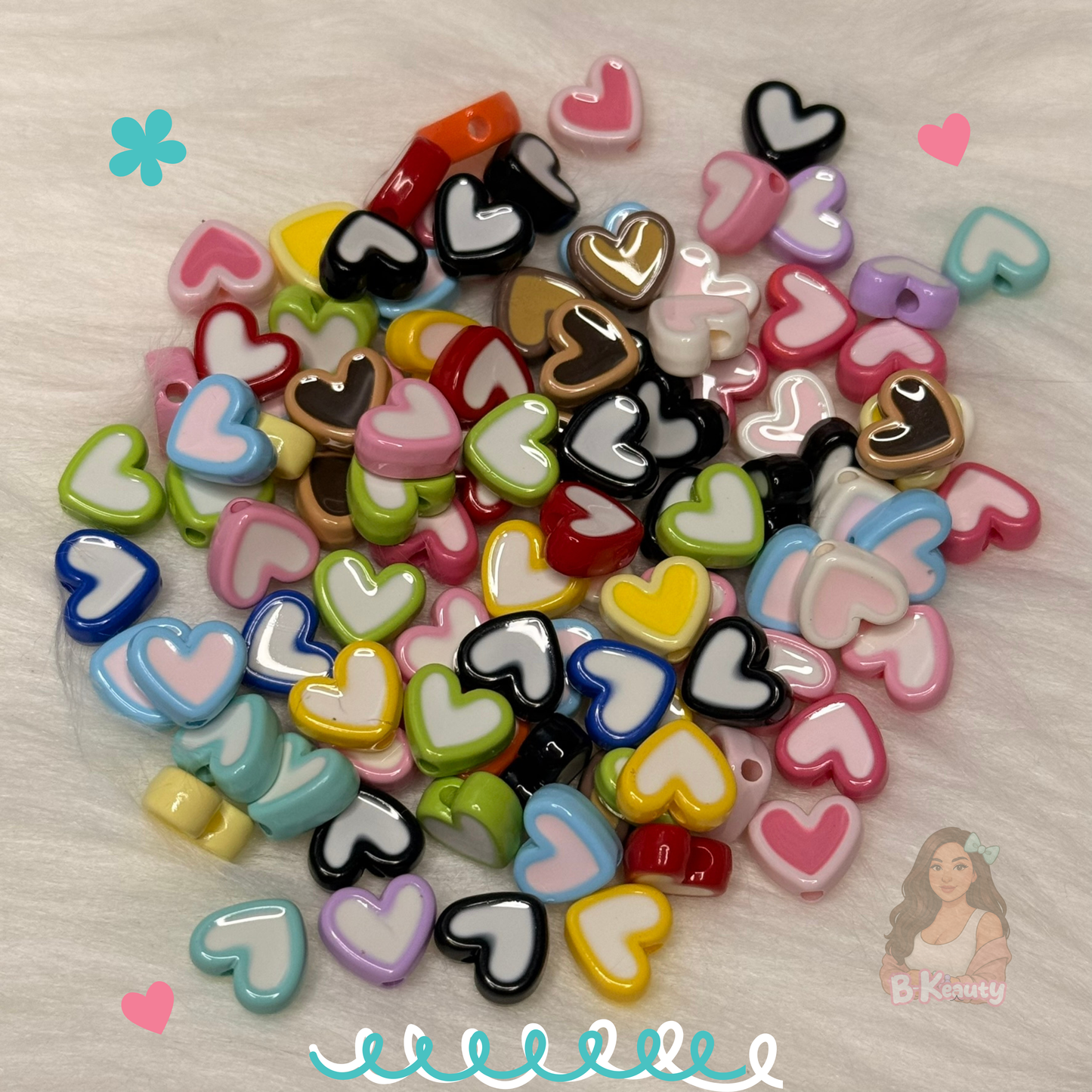 Heart Mix Beads