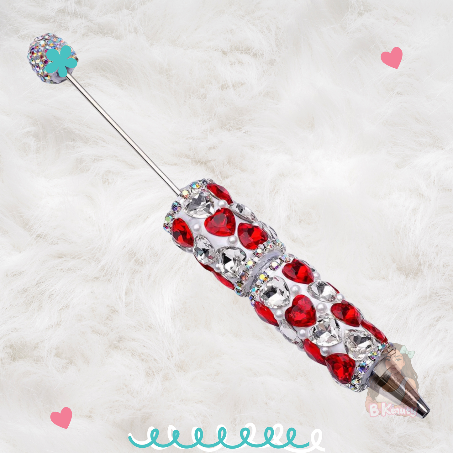 Crystal Heart Bling Pen ✨
