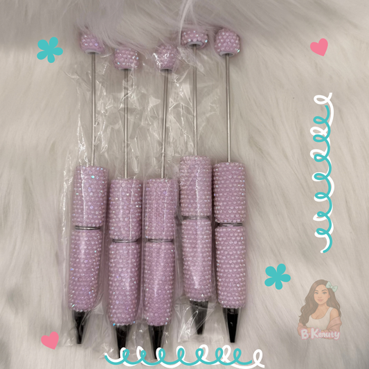 Rhinestone Clay Beadable Pen ✨