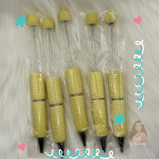 Rhinestone Clay Beadable Pen ✨