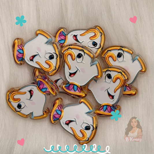 Baby Teacup  Acrylic Focal Beads ☕💕