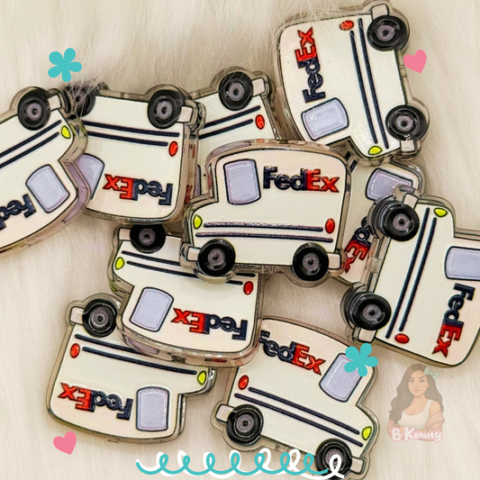 Fedex Acrylic Beads